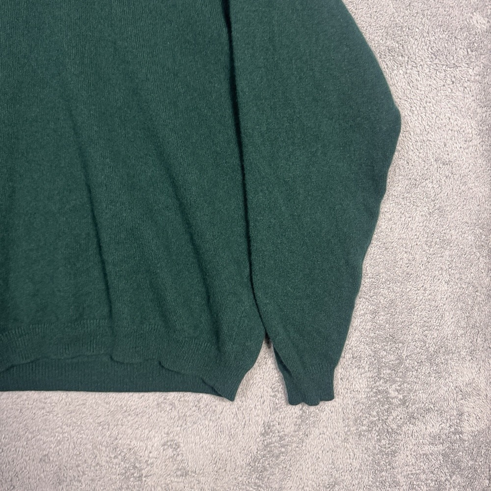 Vintage Eddie Bauer Sweater Mens XLT British Lambswool Pullover Jumper V Neck - Picture 2 of 7